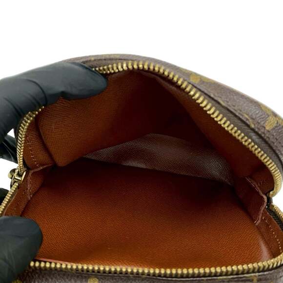 LOUIS VUITTON Brown Monogram Leather Pochette Shoulder Bag - Picture 10 of 10